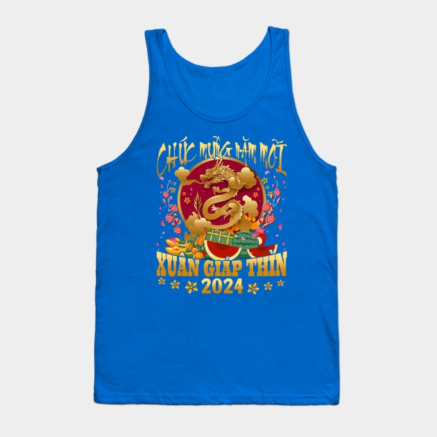 Chuc mung nam moi, Xuan Giap Thin 2024 Tank Top by WestKnightTees